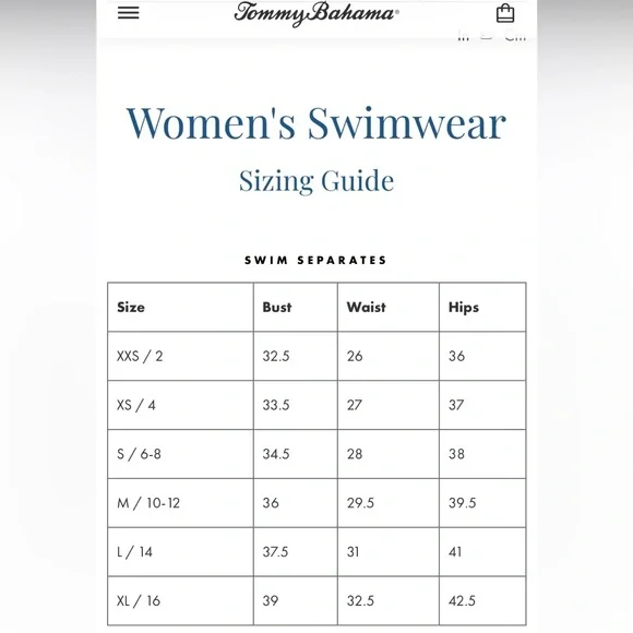 Tommy Bahama tankini set size large(14) - Picture 9 of 9